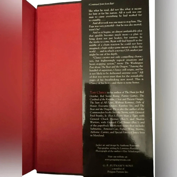 Tom Clancy Red Rabbit hardcover book - Picture 3 of 3